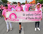 
 Participating in the Pink Walk for the Mary Joan Foundation