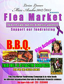 
 Announcement for the Flea Market Fundraising Event - Aruba against domestic violence!